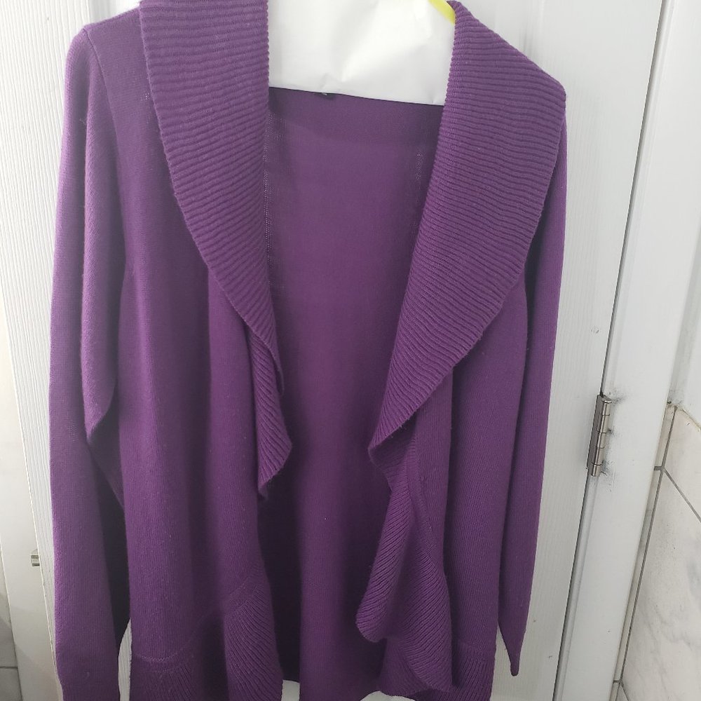 Plus size cozy cardigan